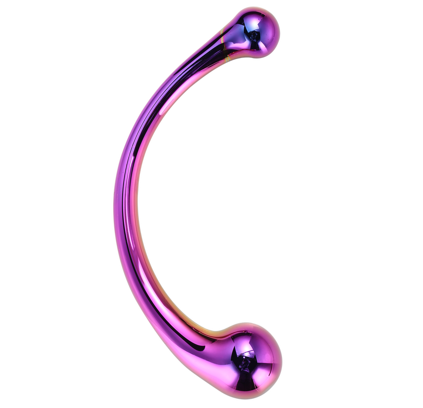 Glamour glas boog dildo