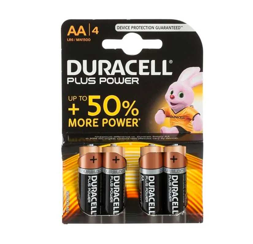 Batterijen Duracell AA