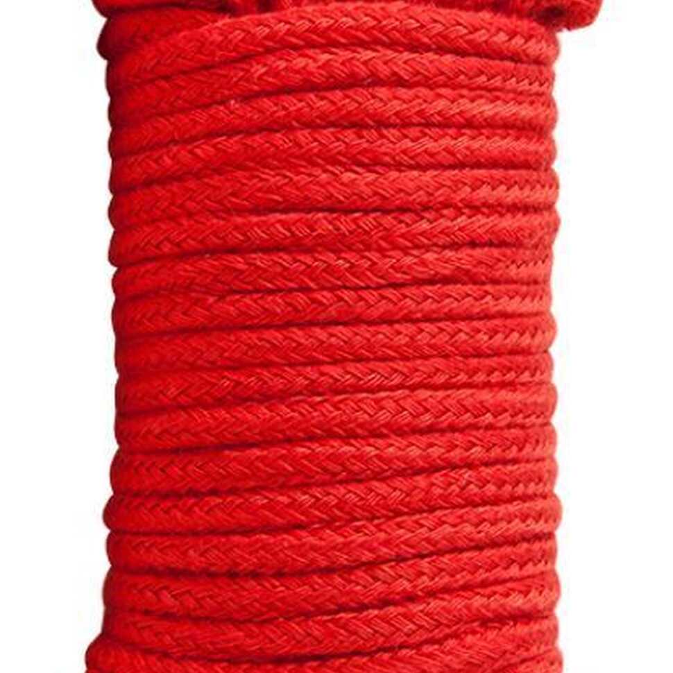 Bondage koord 10m rood